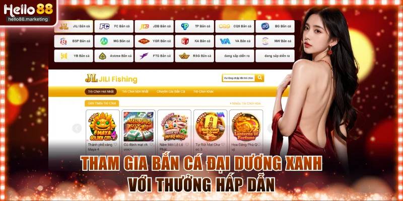Tham gia bắn cá đại dương xanh với thưởng hấp dẫn